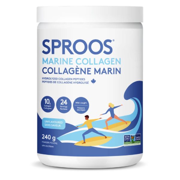Sproos Marine Collagen - Tub (240g/24 servings)
